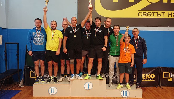 Крайно класиране в корпоративния турнир по тенис на маса