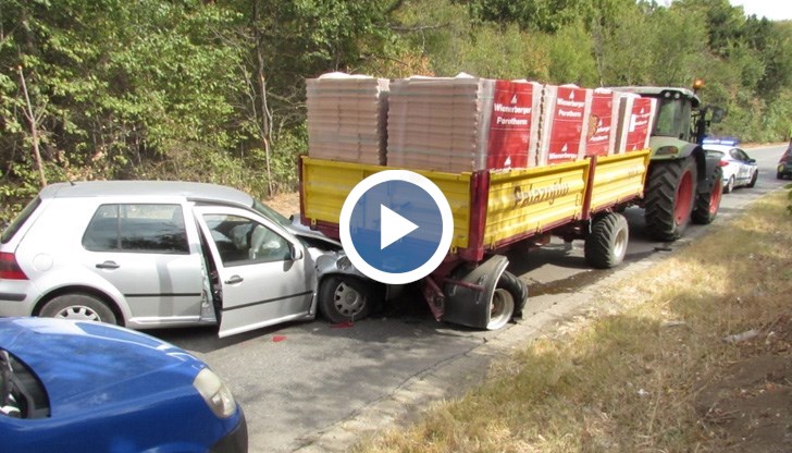 Съпругата на шофьора на автомобила е ранена тежко