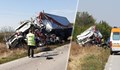 Режат ламарини, за да извадят загиналите шофьори край Карнобат