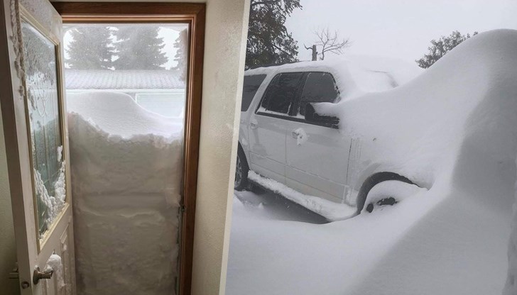 Снежната покривка в някои части достигна до близо един метър