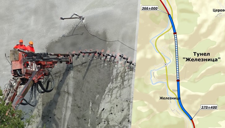 Съоръжението е част от автомагистрала "Струма" и ще бъде с дължина 2 км Съоръжението е част от автомагистрала "Струма" и ще бъде с дължина 2 км