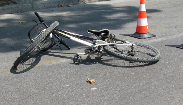 Виновният велосипедист е избягал от местопроизшествието