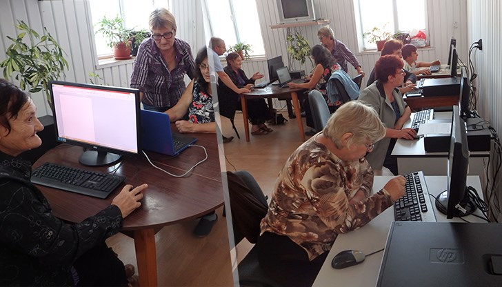 20 пенсионери от Ценово влязоха в залата на интернет клуба като първокласници в класната стая