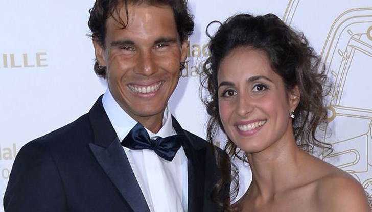Тенисистът се ожени за приятелката си Мария Перейо в замък на остров Майорка
