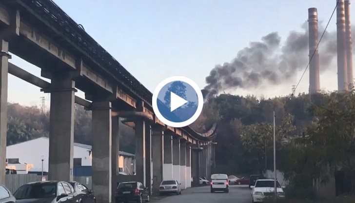Кадри от сериозно замърсяване в района на ТЕЦ - Русе