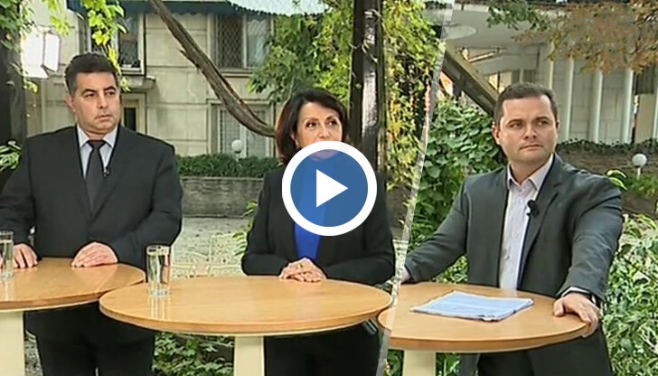Трима от кандидатите за кмет на Русе влязоха в първи телевизионен дебат