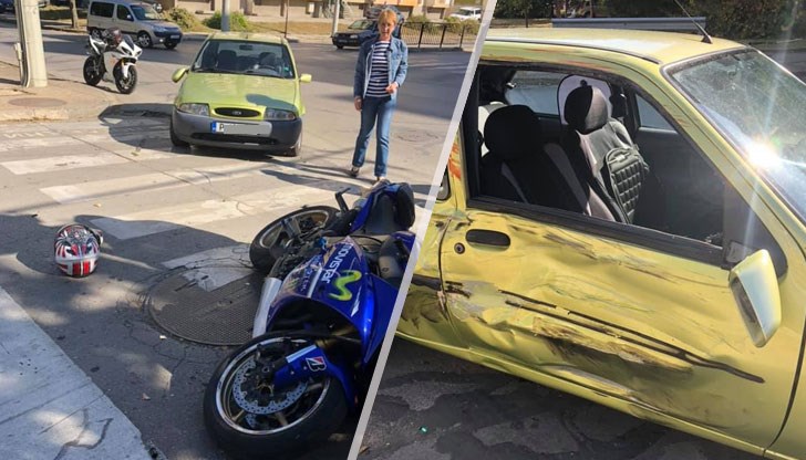 Инцидентът се е случил преди броени минути