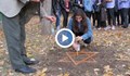 Ученици от Русе засаждат минзухари в памет на загиналите еврейски деца