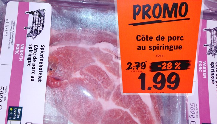 В момента цените на месото и останалите продукти са едни от най - скъпите от целия ЕС