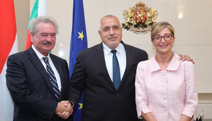 Министър-председателят Бойко Борисов и министър Жан Аселборн дискутираха актуални теми от европейския и международен дневен ред