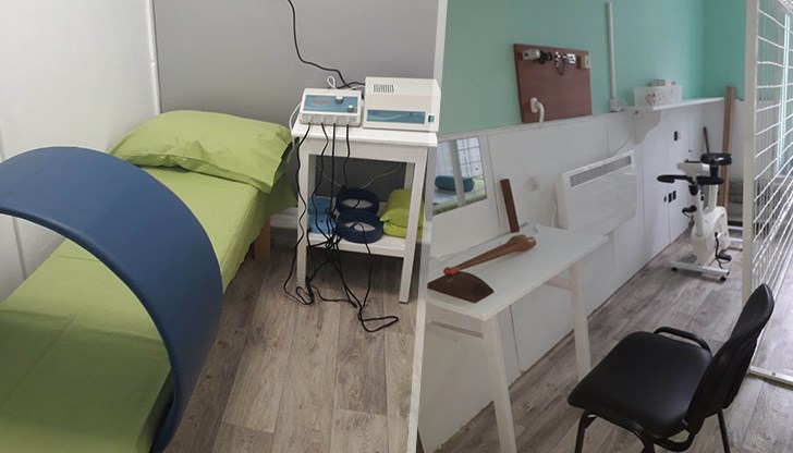 Центърът е разположен на първия етаж в сградата на бившата Транспортна болница