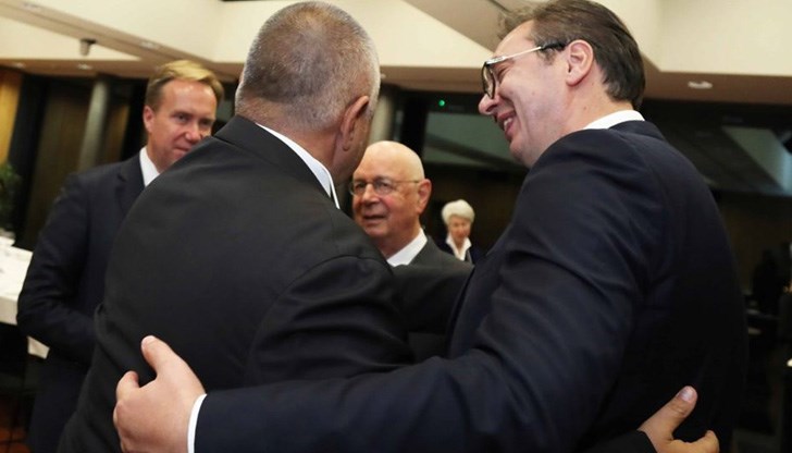 Кадрите от Женева показват, че работната вечеря с европейските лидери минава весело...