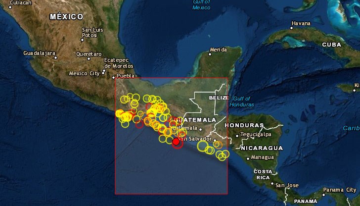 Трусът е усетен в целия мексикански щат Чиапас и части от Гватемала