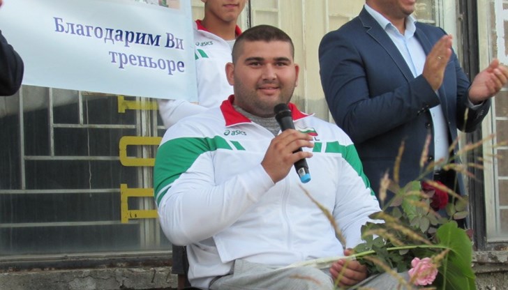 Състезателят от Глоджево се окичи със златния медал в тласкането на гюлле