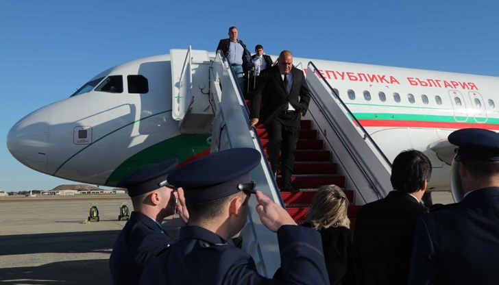 Преди минути премиерът Бойко Борисов пристигна във Вашингтон