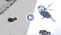 Московчанин хвърли "Мерцедес Бенц" от хеликоптер