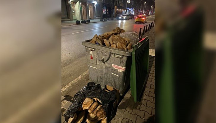 Кадърът на контейнер, пълен с хляб, предизвика редица реакции на възмутени граждани