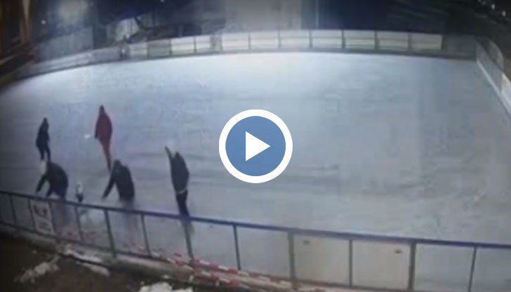 Престъплението е заснето от камерите за видеонаблюдение