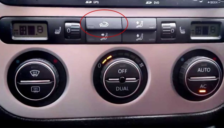 Знаете ли, че бутонът за рециркулация на въздуха в купето на автомобила може да се използва и зимата, по друго предназначение