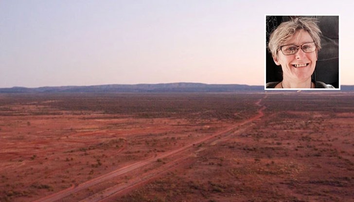 Това се е случило след като колата й се е забила в речно корито