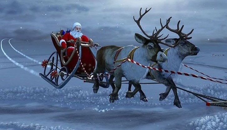 Вече 9 часа и половина Дядо Коледа обикаля света и неуморно раздава подаръци.