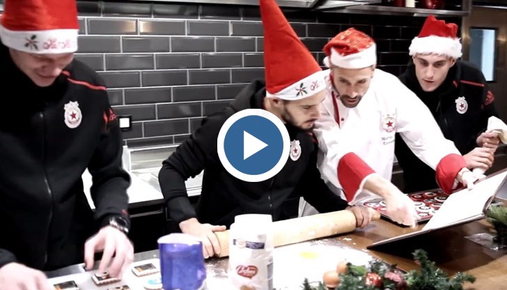 "Червените" спазиха традицията да участват в атрактивен празничен клип