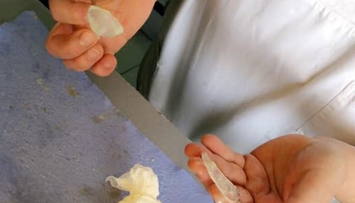 Служителка на кухнята е извадила две големи парчета стъкло от десерта, предназначен за децата