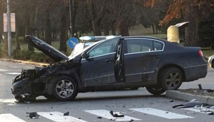 До сблъска се е стигнало заради неспазено предимство