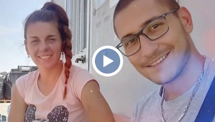 Вероника и Петър и са най-романтичната двойка шофьори на тежкотоварно превозно средство