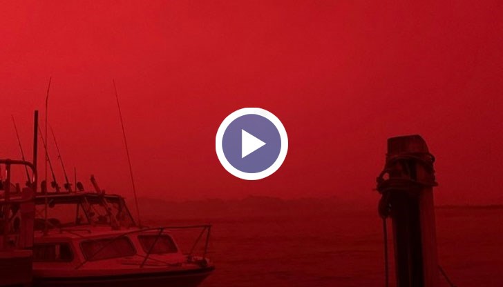 Курортен град е на пътя на пламъците