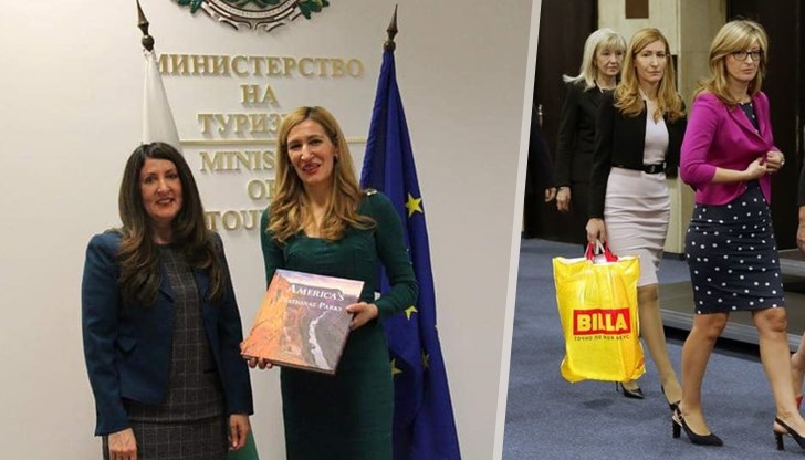 Министърът на туризма Николина Ангелкова бе на работна среща с посланичката на САЩ у нас Херо Мустафа