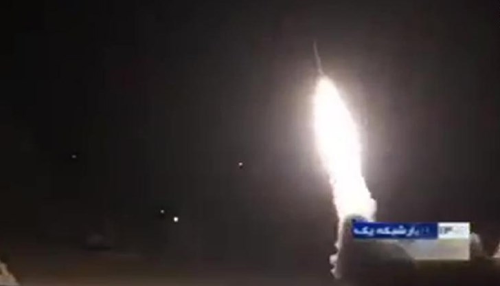 Иран изстреля ракети срещу американските бази в Ирак 8 януари 2020 г.