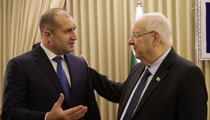 Президентът Ривлин коментира постиженията на Израел в тази сфера и изрази готовност експерти от Израел да помогнат на България