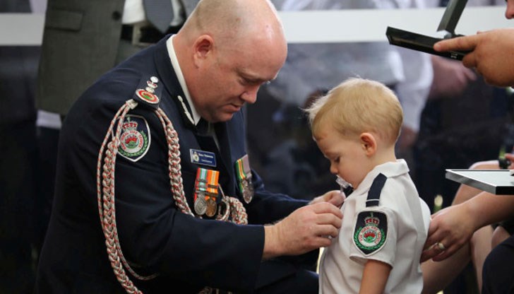 Огнеборците изпратиха Джефри Кийтън с почести