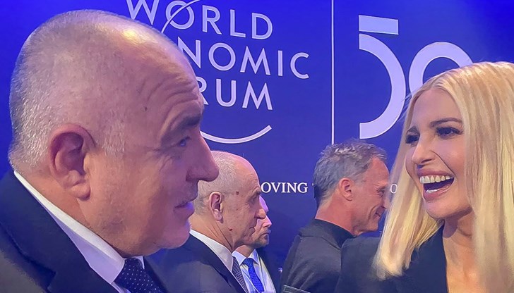 я е в официалната делегация на Белия дом на Световния икономически форум в Давос като съветник на президента Тръмп