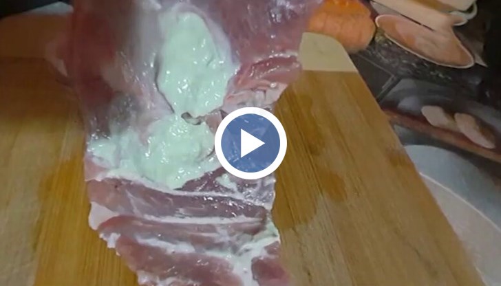 При разрязването на месото потекла жълто-зелена слуз с особена миризма