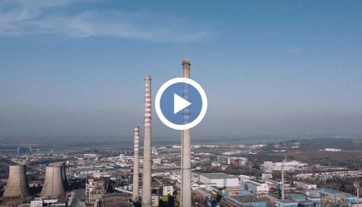 Кадри с дрон показват какво е складирано в двора на ТЕЦ-а