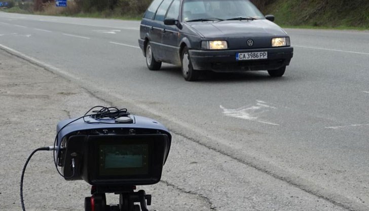 Рекордьорът по скорост в населено място е заснет по време на 24-часова акция "Скорост", проведена в Пловдив и региона през последното денонощие