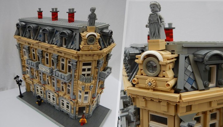 Доходното здание в Русе възкръсна от детски конструктор