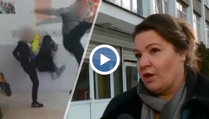 Инцидентът е заснет и качен в социална мрежа от съучениците му