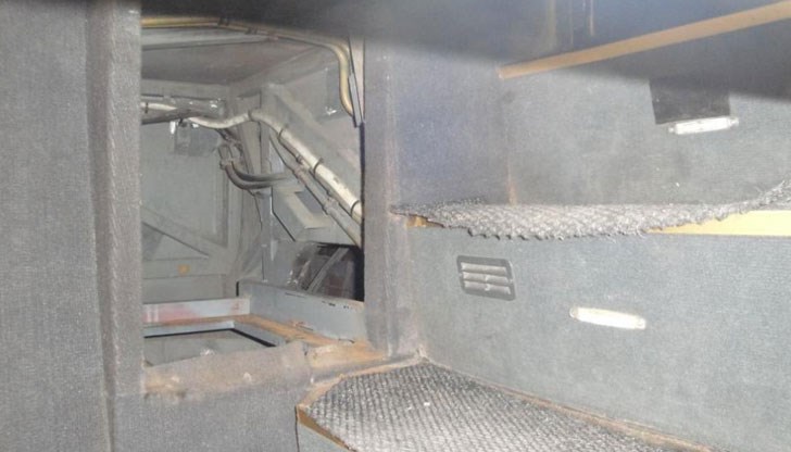 Граничните полицаи на „Капитан Андреево“ чули шум в задната част на превозното средство