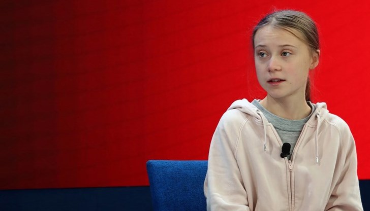 Шведската екоактивистка заяви още, че борбата срещу глобалното затопляне е в самото си начало Шведската екоактивистка заяви още, че борбата срещу глобалното затопляне е в самото си начало