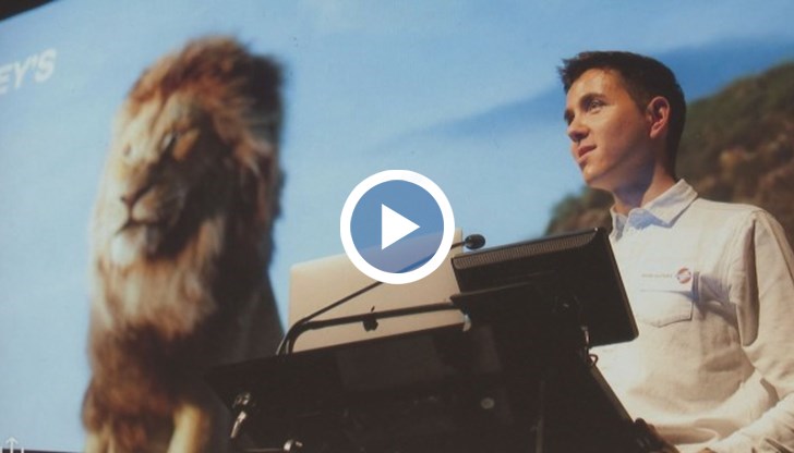 Само на 24, той вече работи в една от най-големите компании на Острова за визуални ефекти в киното