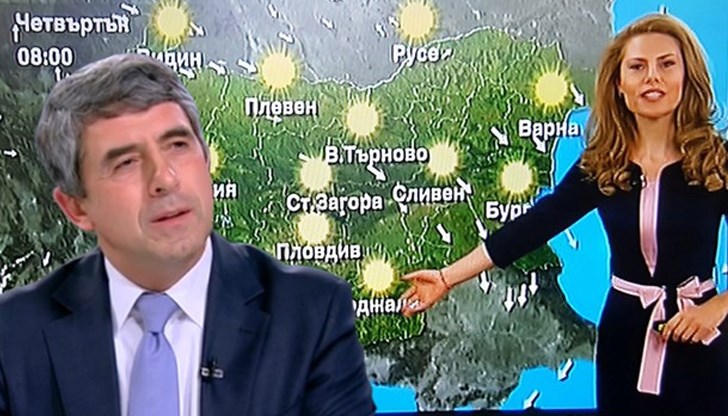 Шайката разширила репертоара на мъжа на синоптичката. Вече освен обичайното плюене по Радев запял рефрена да хвали Гешев.