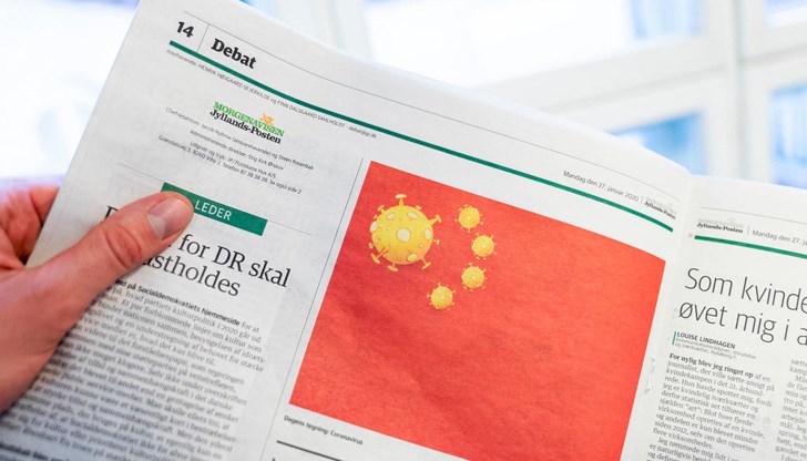 Китайското посолство в Дания нарече карикатурата оскърбление към Китай, което обижда чувствата на китайския народ