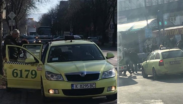 Таксиметров шофьор си играе с хляба на автобусните превозвачи