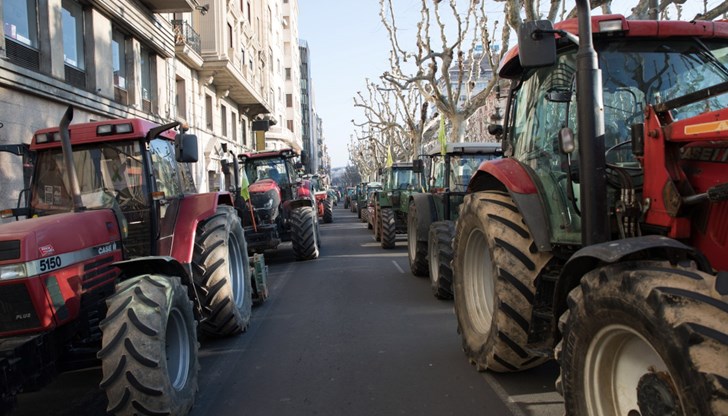 Това е един от най-големите протести в историята на испанските фермери