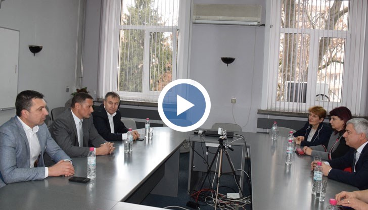 Възможности за съвместни проекти и бъдещи инициативи обсъдиха днес ректорите на двата университета