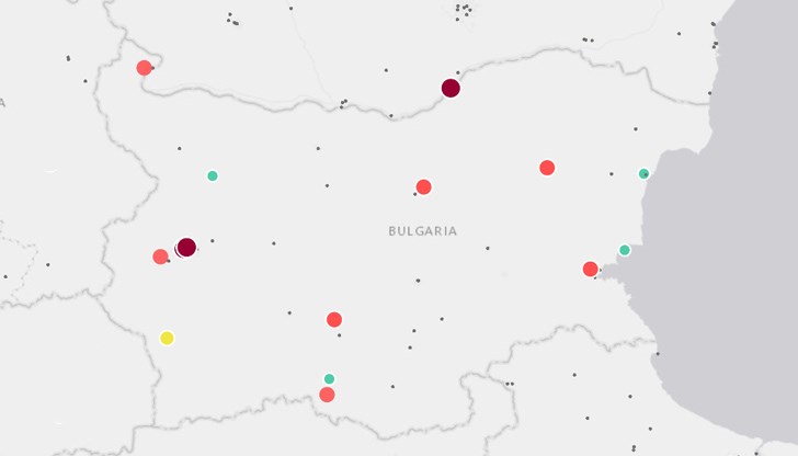 Опасни превишавания на нормите на фините прахови частици освен в София, и в Пловдив, Велико Търново, Русе и Перник