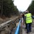 Дефект при тестването на новия водопровод за Перник